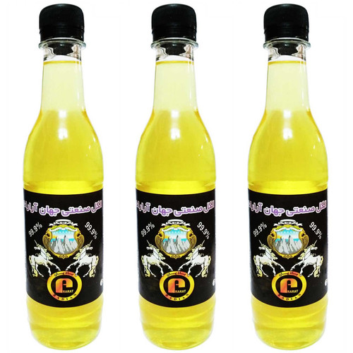 تصویر الکل صنعتی جهان آرارات مدل mb03 حجم 450 میلی لیتر بسته 3 عددی